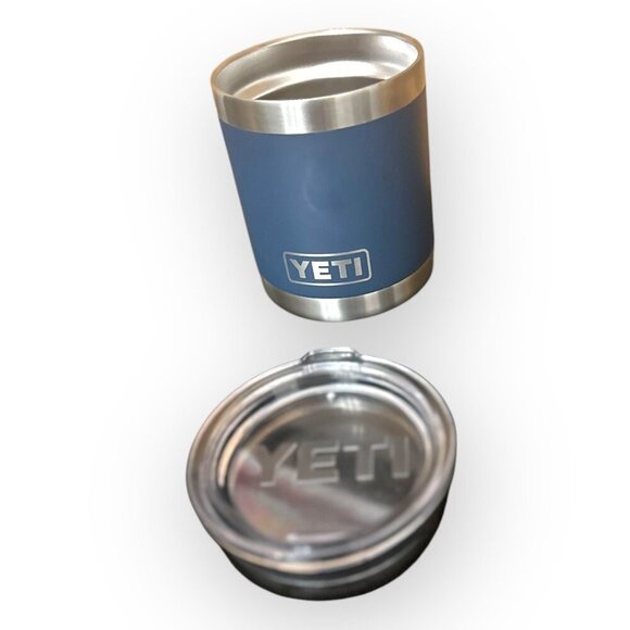 Yeti Rambler 10 Oz Stainless Steel Vacuum Insulated Tumbler Without Lid - Navy B - Picture 2 of 16